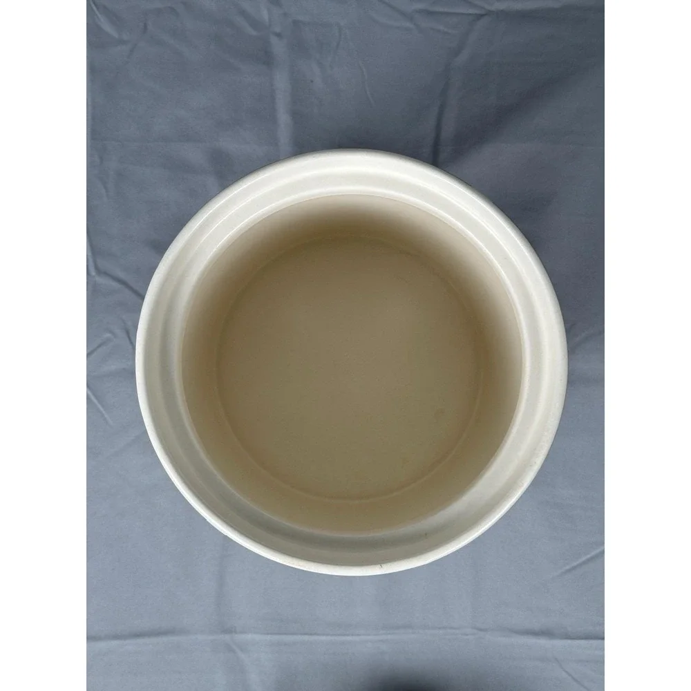 Pfaltzgraff Naturewood Spearmint Small Canister‎ Sealed Lid Clean Repaired Chip